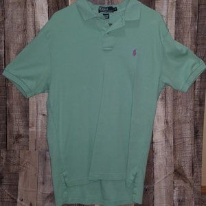 TURQUOISE RALPH LAUREN POLO SHIRT
